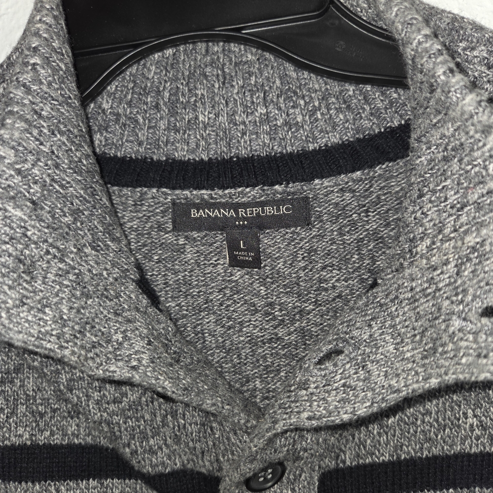 Banana Republic Charcoal Cardigan for Men